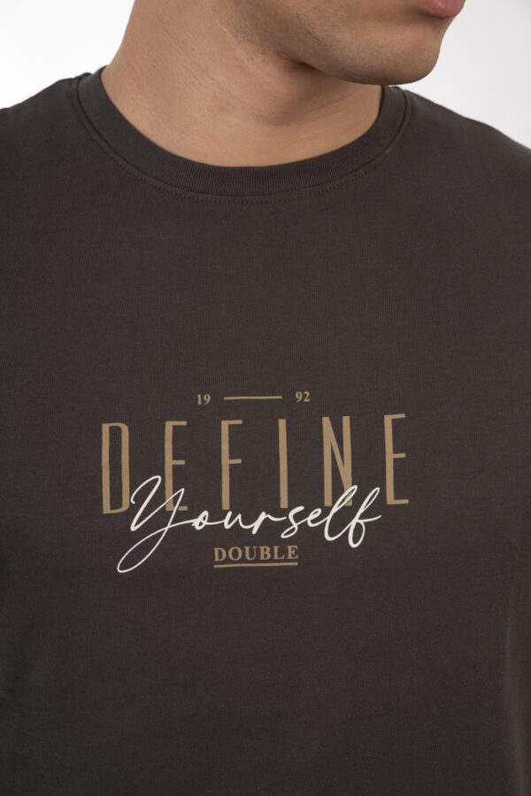T-shirt ανδρικό cotton TS-9046 Khaki - Image 5