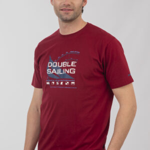 T-shirt ανδρικό cotton TS-9049 Deep Red