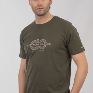 T-shirt ανδρικό cotton TS-9054 Khaki