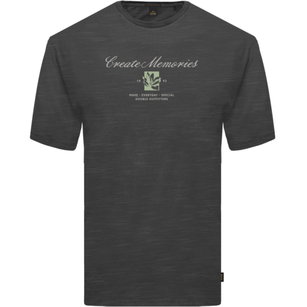 T-shirt ανδρικό cotton TS-9057 Anthracite
