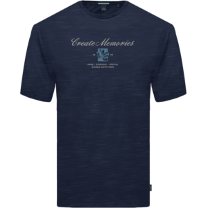T-shirt ανδρικό cotton TS-9057 Navy