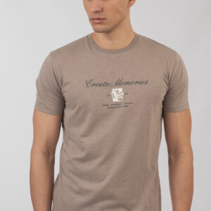 T-shirt ανδρικό cotton TS-9057 Digital Grey