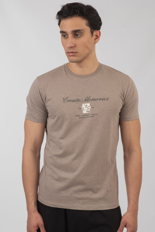 T-shirt ανδρικό cotton TS-9057 Digital Grey