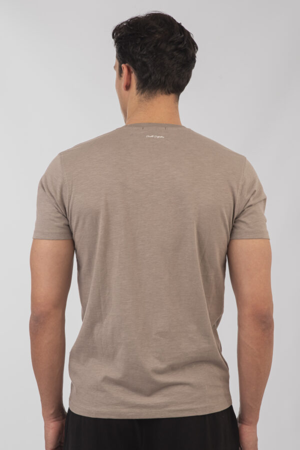 T-shirt ανδρικό cotton TS-9057 Digital Grey - Image 4