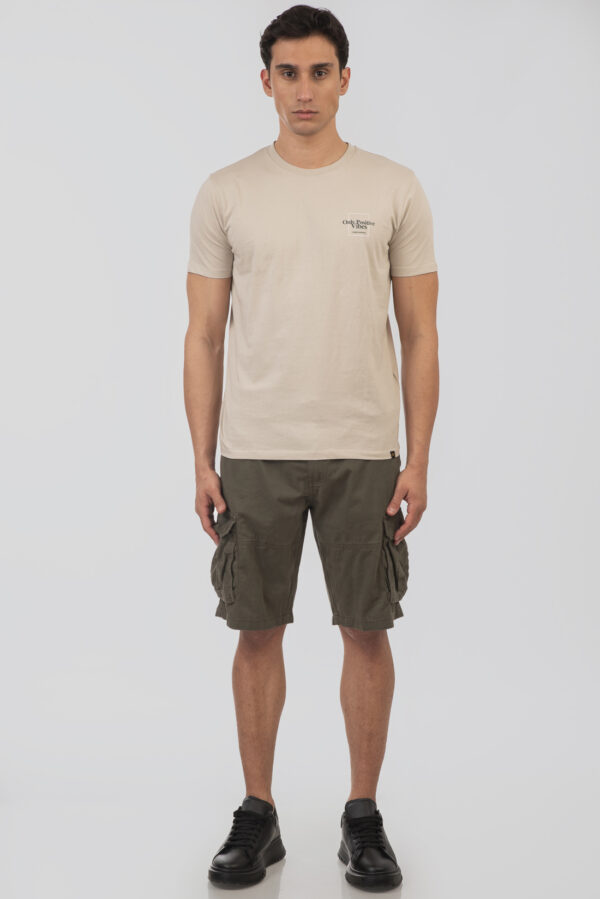 T-shirt ανδρικό cotton TS-9058 Ice Grey - Image 3