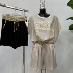 Σατέν γυναικεία βερμούδα