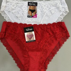 Προσφορά pack 5 τεμαχίων  Slip γυναικείο με δαντέλα No XL