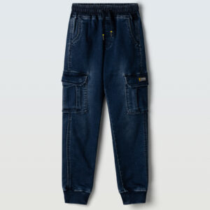 Hashtag 6-16Ετών Παιδικό Τζιν Cargo Παντελόνι Χειμερινό