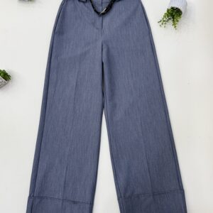 Παντελόνι σε ραφ χρώμα