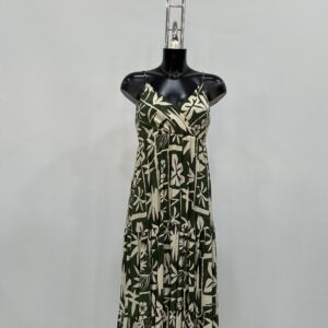 Φόρεμα κρουαζέ με ράντα