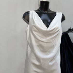 Γυναικείο αμάνικο σατέν μπλουζάκι lingerie