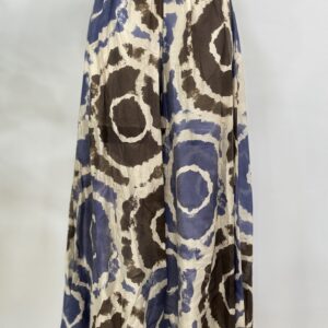 Παντελόνα μεταξωτή με λάστιχο στη μέση και τσέπες