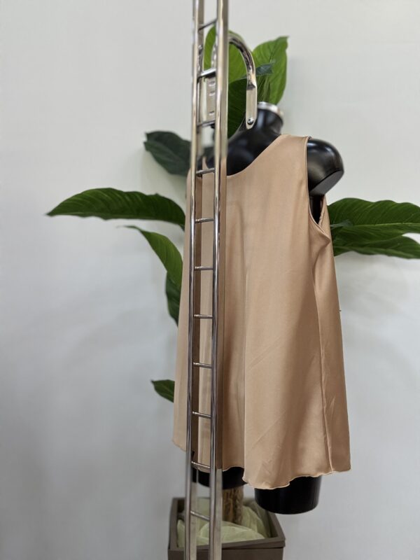 Σατέν φανελάκι drape over size - Image 2