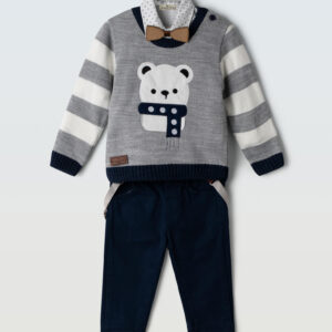 Hashtag 6-24Μηνών Παιδικό Σετ 3τμχ Χειμερινό