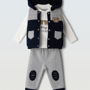 Hashtag 6-24Μηνών Παιδικό Σετ Αμάνικο Χειμώνας