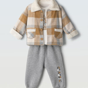 Hashtag 6-24 Μηνών Παιδικό Σετ Φούτερ Με Ζακέτα Χειμερινό