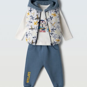 Hashtag 6-24 Μηνών Παιδικό Σετ Με Αμάνικο Χειμερινό