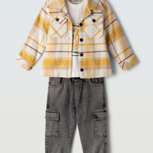 Hashtag 2-6Ετών Παιδικό Σετ Πουκάμισο Χειμερινό