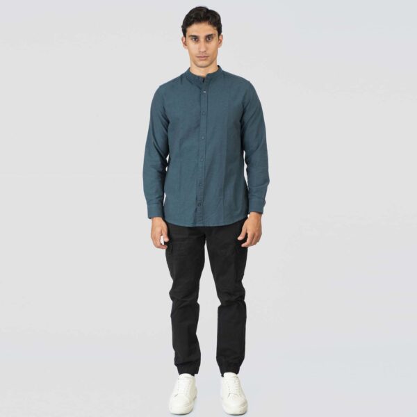 CCP-4066-BLACK Cargo Pants With Elaticated - Image 5