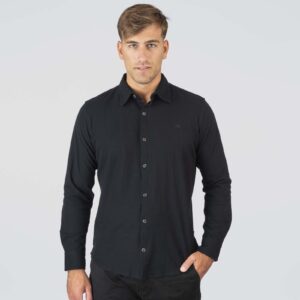 GS-5125 BLUE BLACK Shirts Special Pique
