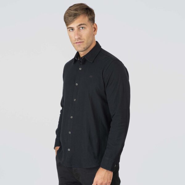 GS-5125 BLUE BLACK Shirts Special Pique - Image 4