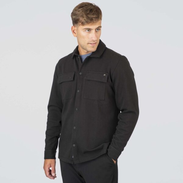 GS-5135 Overshirts BLACK Special Diagonal - Image 5