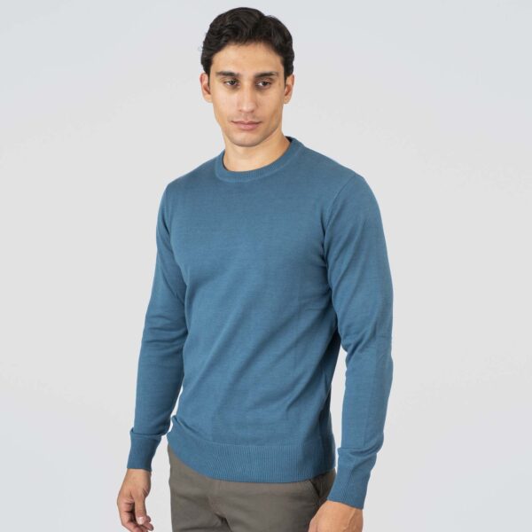 KNIT-8019-PETRON MELANGE Crewneck - Image 2