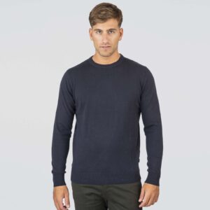 KNIT-8019-NAVY Crewneck