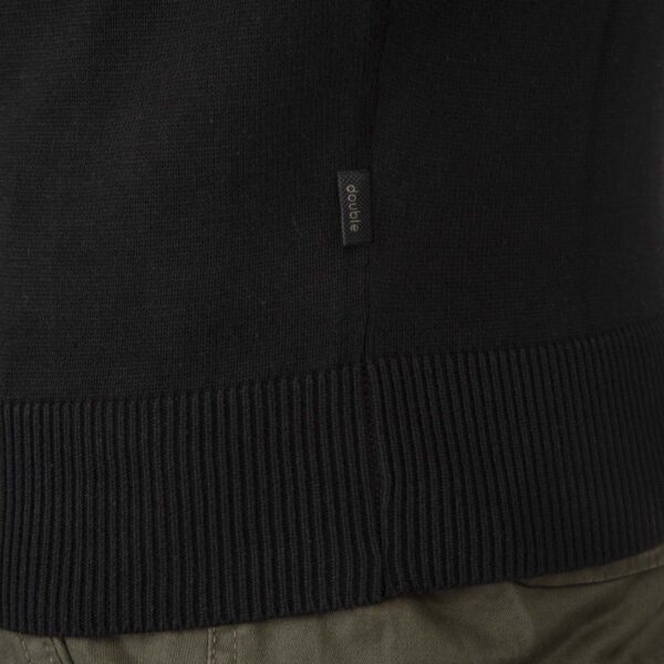 KNIT-8019-PURE BLACK Crewneck - Image 4