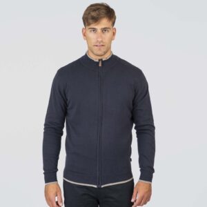KNIT-8021-NAVY Full-Zip