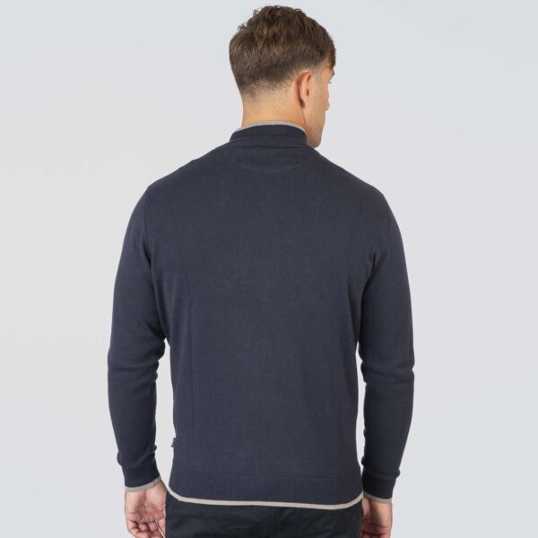 KNIT-8021-NAVY Full-Zip - Image 3