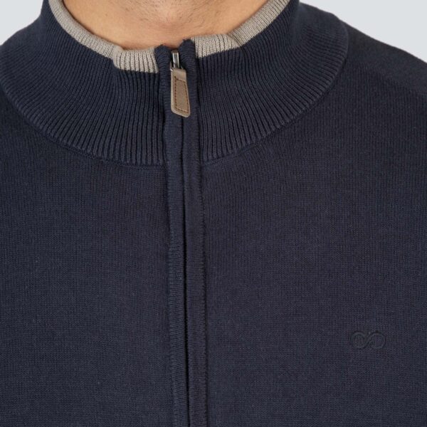 KNIT-8021-NAVY Full-Zip - Image 5