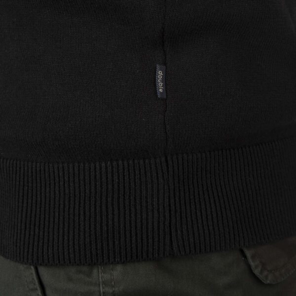 KNIT-8022-PURE BLACK Vest - Image 5