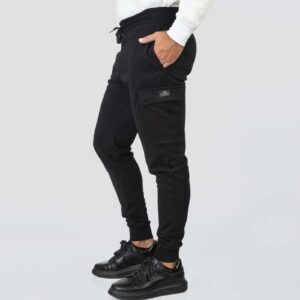 MPAN-6031-BLACK Jogger Pants Terry Fleece Φούτερ