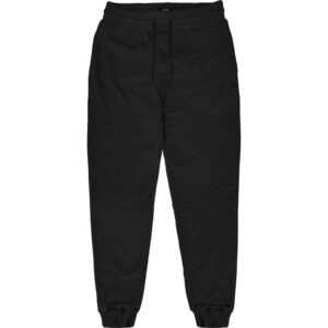 MPAN-6037 BLACK Jogger Pants with Elastic Waistband and Hem