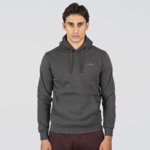 MTOP-1078-ANTHRACITE HoodieWith 3D Embroidery