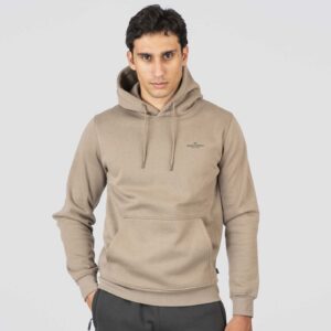 MTOP-1081-DK BEIGE Hoodie With Hight Density Print