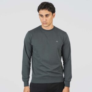 MTOP-1088 Hunter Green  Crewneck with Dense Embroidery Terry Fleece