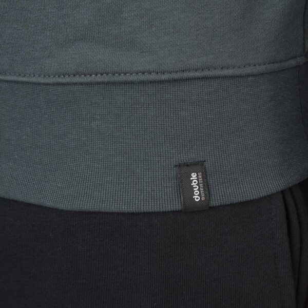 MTOP-1088 Hunter Green  Crewneck with Dense Embroidery Terry Fleece - Image 3