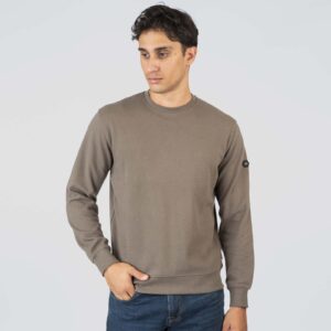 MTOP-1089 SMOKE Crewneck Waffle Fabric