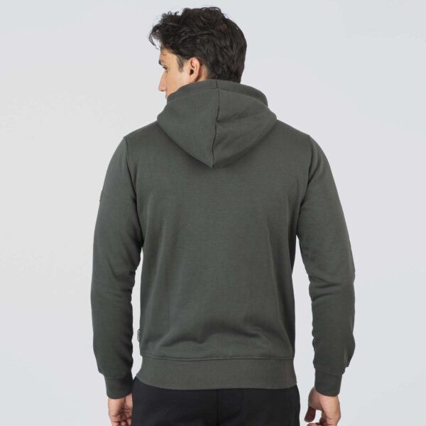 MTOP-1091-FOREST GREEN Brushed Fleece Φούτερ Ανδρική Ζακέτα - Image 4