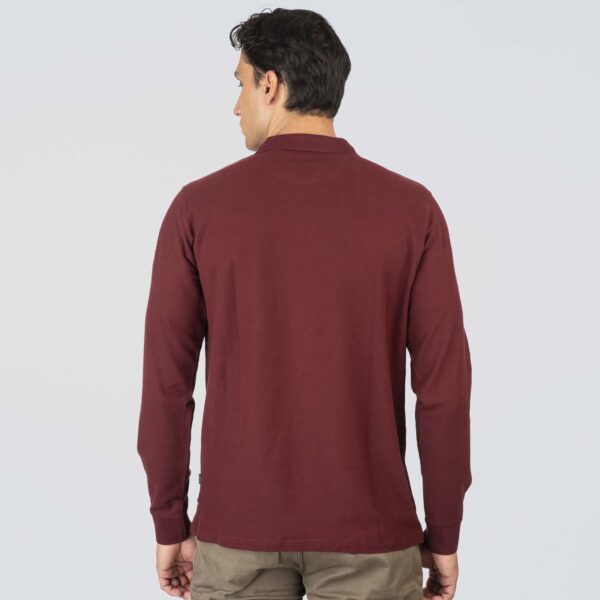 PS-3057-BORDEAUX Polo Pique - Image 3