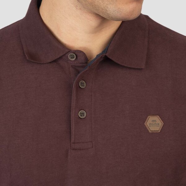 PS-3060-BURGUNDY Polo Jersey Longsleeve - Image 4