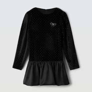 Εβίτα 6-14Ετών Παιδικό Φόρεμα Με Παγιέτες Χειμώνας