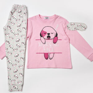 Παιδική Πιτζάμα Ροζ Κορίτσι Χειμώνας 6-16ετών Εβίτα