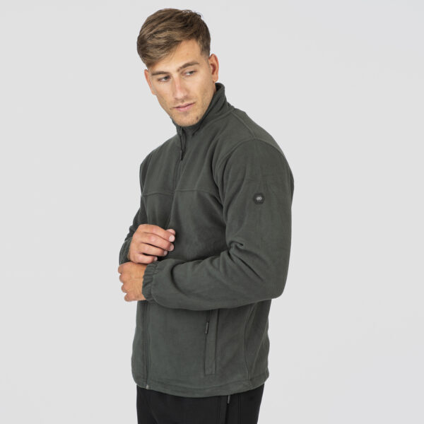 MFT-7007 FOREST GREEN  Polar Fleece Top Full-Zip 100% Polyester Fleece - Image 2