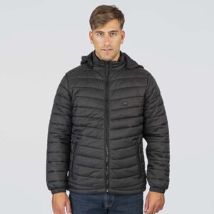 MJK-2045-Pure Black Jackets Padded Double