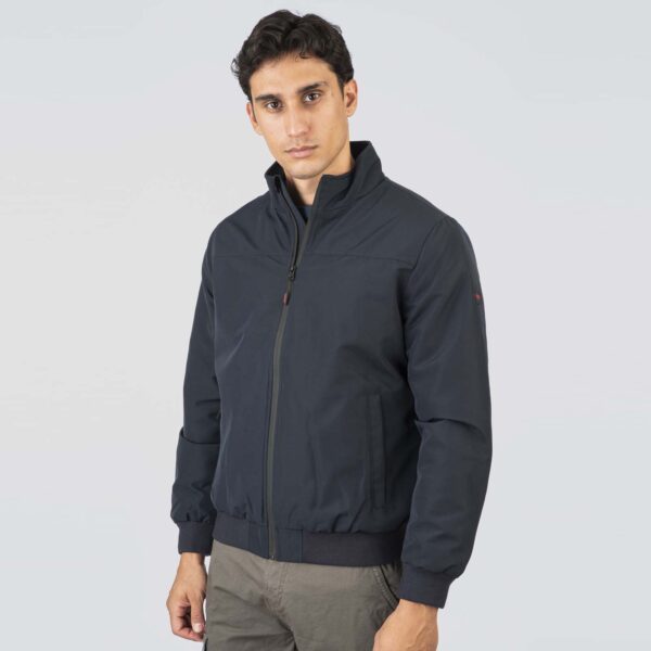 MJK-2067 DR BLUE Jackets Bomber with Fleece Inside - Image 5