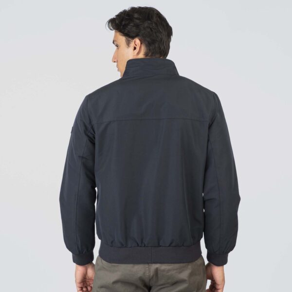 MJK-2067 DR BLUE Jackets Bomber with Fleece Inside - Image 4