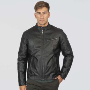 MLJK-2058 BLACK Jackets Biker PU Leather